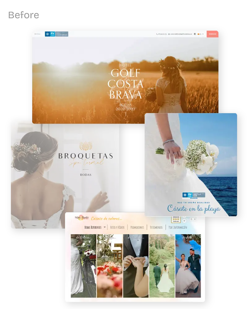 Color palette and typography spread