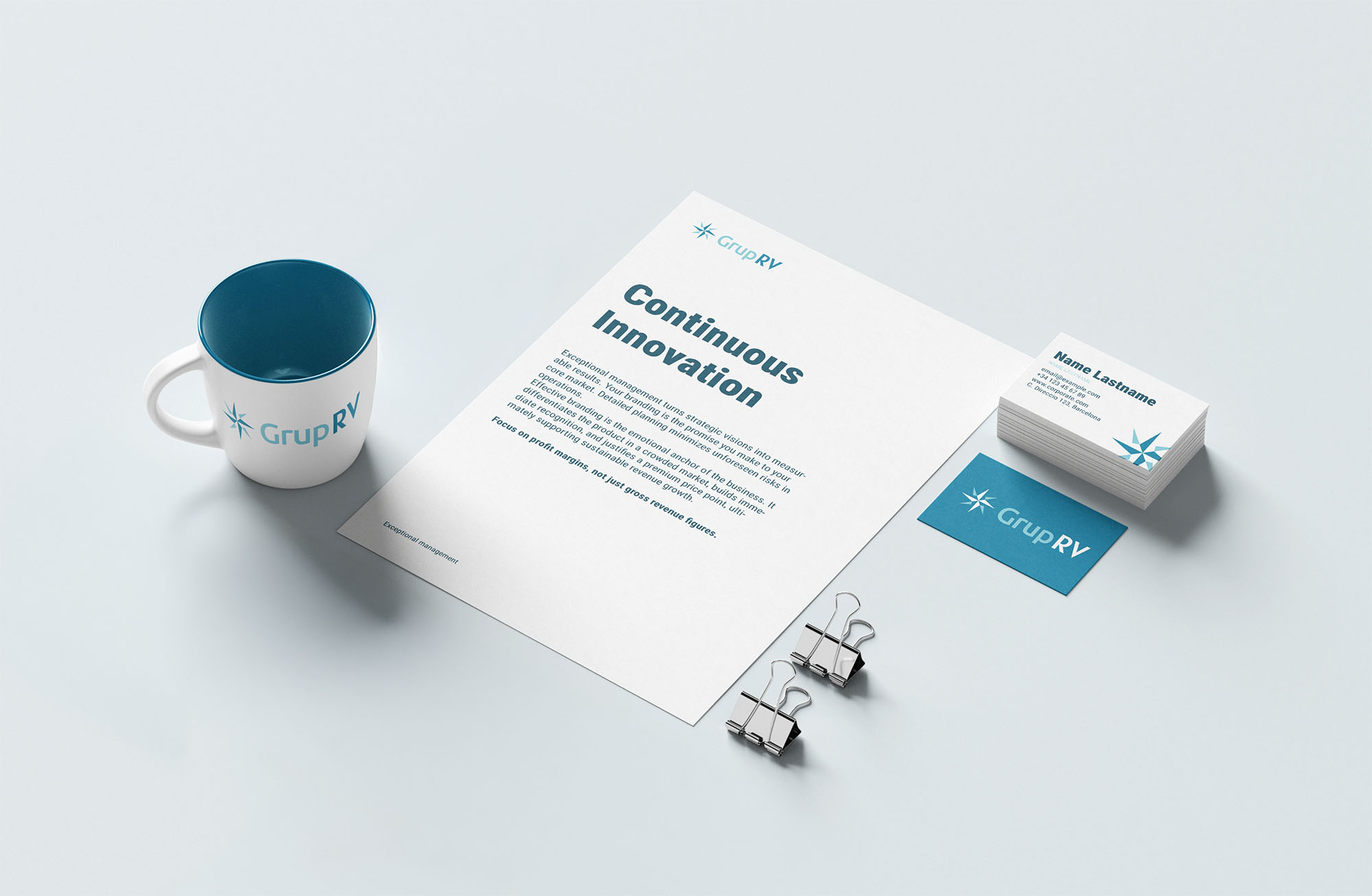 Corporate mockup